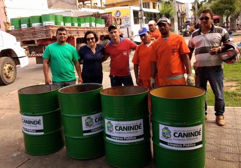 Prefeita de Canindé inicia ações para melhorar limpeza urbana