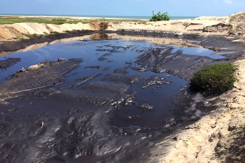 Ibama multa CearáPortos em R$ 13,8 milhões por acidente ambiental na praia do Pécem