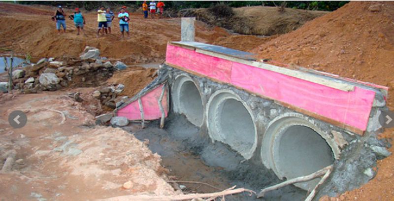 Trecho da CE-163 destruído no último dia 20, em Trairi é liberado para o fluxo de veículos