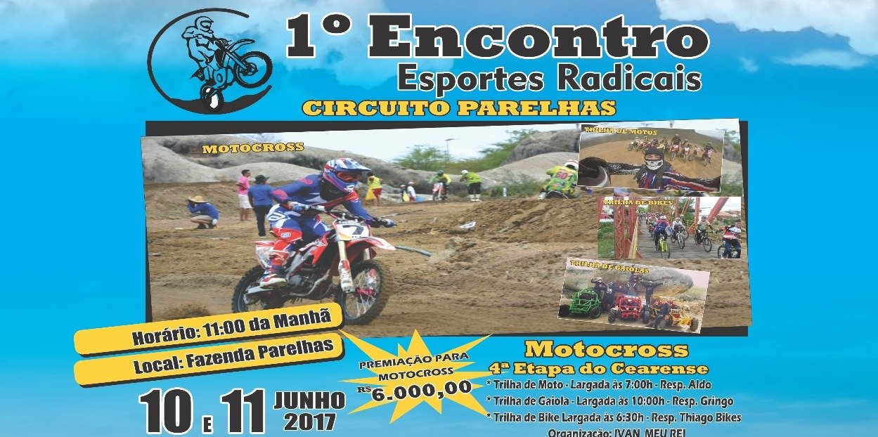 Quixeramobim: Fazenda Parelhas sediará 1º Encontro de Esportes Radicais neste final de semana