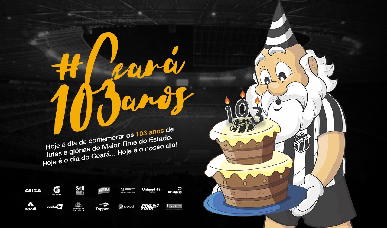 Torcedores do Ceará em Quixeramobim comemoram 103 anos de existência do clube de futebol