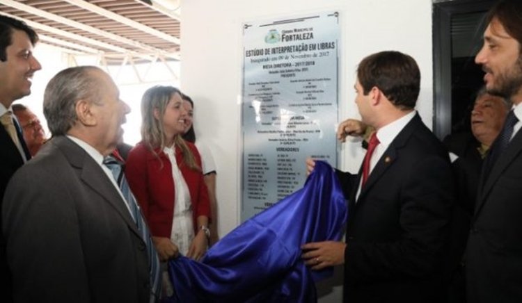 Estúdio de Libras é inaugurado pela Câmara Municipal de Fortaleza