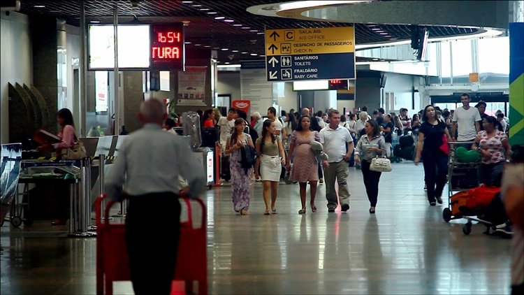 Movimentação de passageiros em voos internacionais cresce 11,7% em Fortaleza