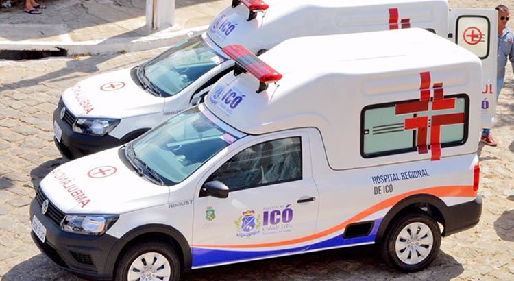 Prefeitura de Icó entrega novas ambulâncias ao Hospital Regional do município