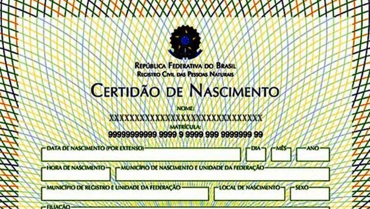 Novo modelo de certidão de nascimento permite inclusão de nome de padrasto