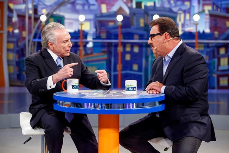 Michel Temer reafirma no programa do Ratinho que, sem reforma, Previdência vai quebrar