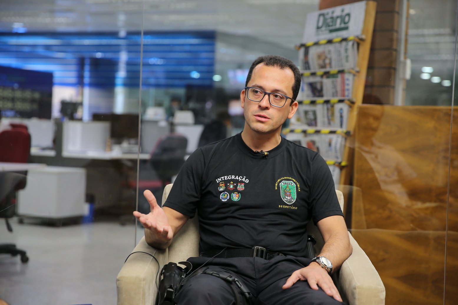 Secretário de Segurança Pública do Ceará cobra participação do Governo Federal no combate à violência e criminalidade nos Estados