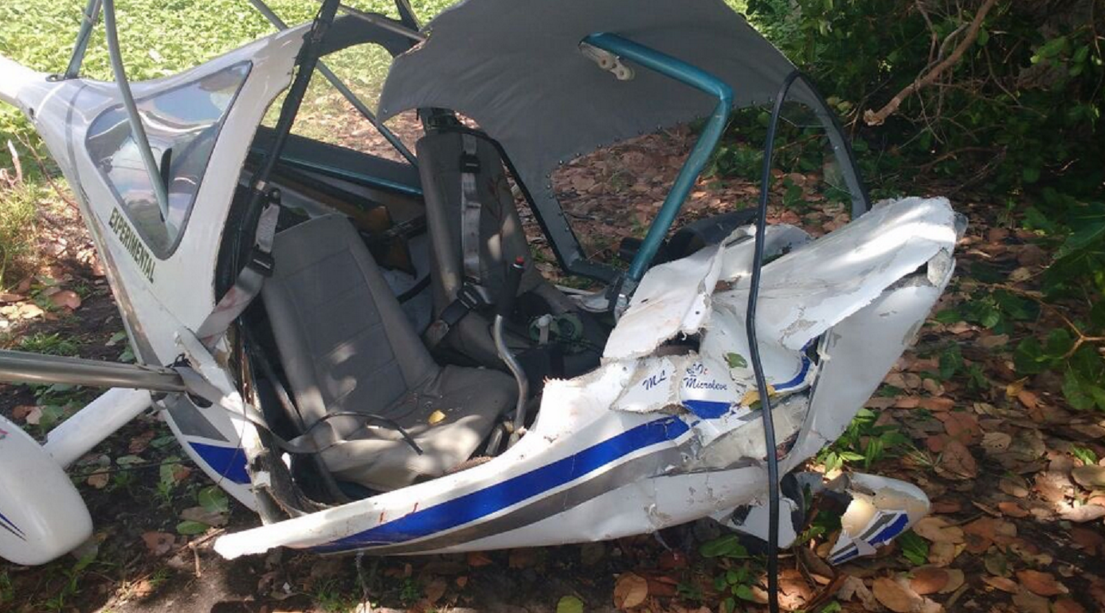 Aquiraz: Acidente com ultraleve deixa pessoa com pernas quebradas