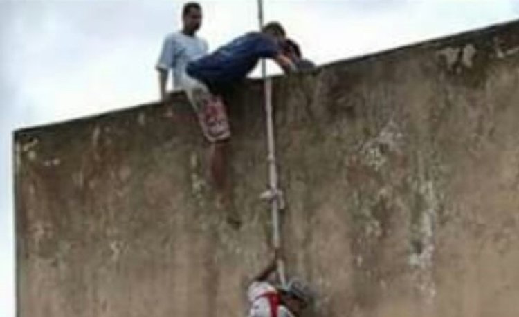 Fuga de presos em cadeia de Viçosa do Ceará é flagrada por morador