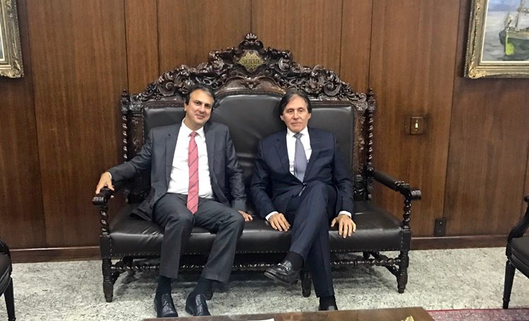 Brasília: Camilo Santana reforça implantação do Centro de Inteligência da PF no Ceará e garante liberação de recursos para Cinturão das Águas