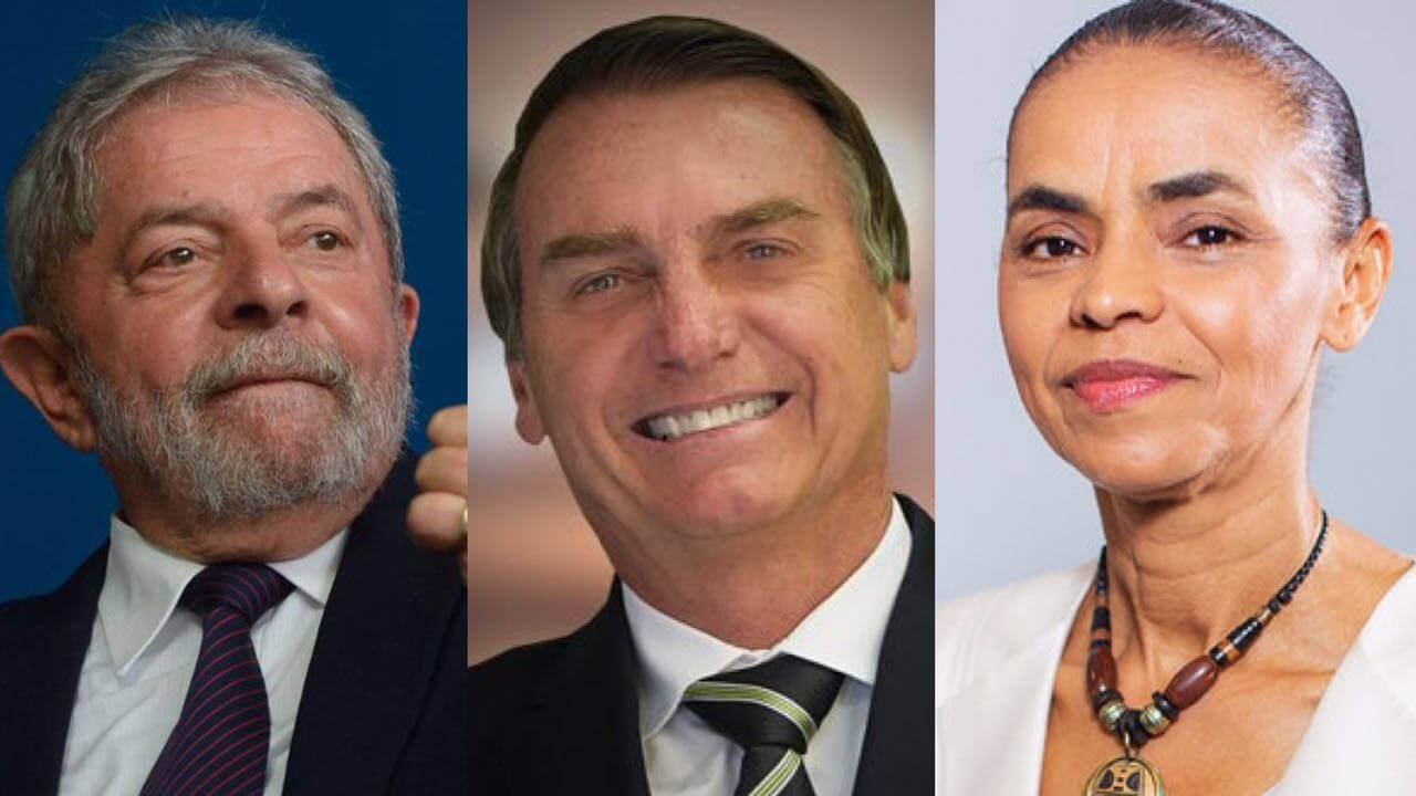Lula aparece na frente, seguido por Bolsonaro e Marina Silva, aponta Datafolha