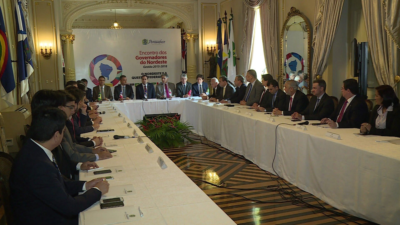 Governadores de Estados do Nordeste e de Minas Gerais cobram liberação de recursos para segurança pública e são contrários à privatização da Eletrobras