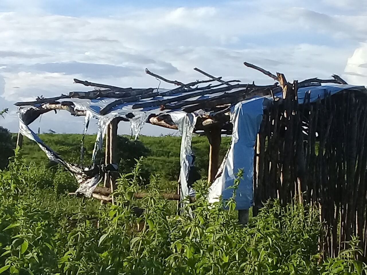 Criminosos incendeiam barracas em acampamento do MST de Quixeramobim