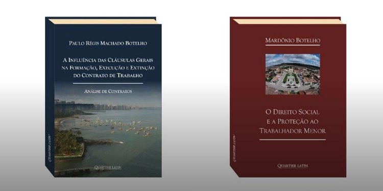 Livros sobre contratos de trabalhos, direito social e proteção do trabalhador serão lançados hoje, 30