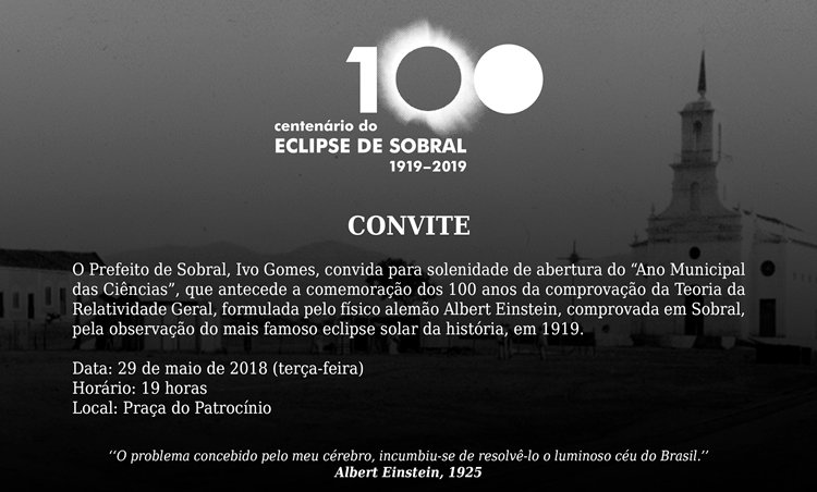 Sobral: Ano Municipal das Ciências se inicia nesta terça-feira, 29