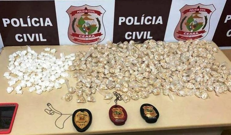 Polícia prende mulher com 7.500 pedras de crack em Quixeramobim