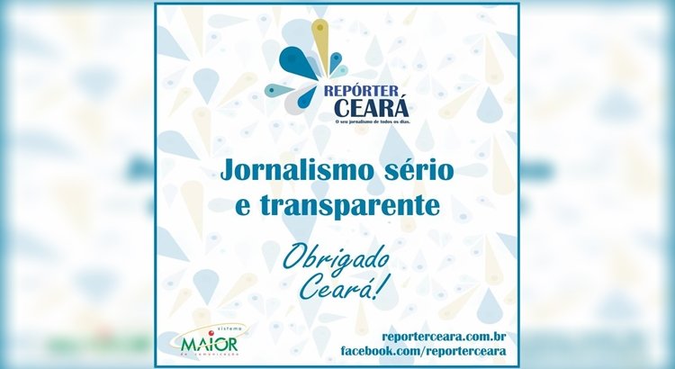Agradecimentos do Repórter Ceará!