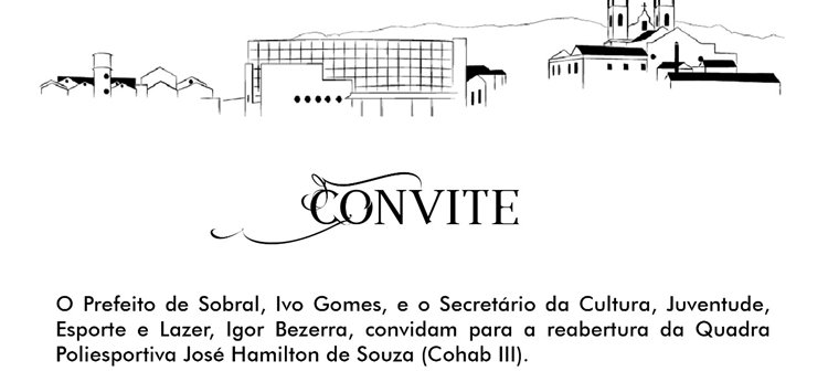 Reabertura da quadra de esportes do Bairro Cohab III será realizada nesta sexta-feira, 28