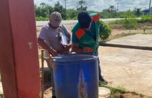 Prefeitura de Canindé realiza mutirão no distrito de Caiçara para combater focos do mosquito da dengue