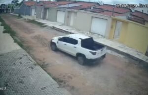 Carro usado por suspeitos em morte de suplente de vereador no Ceará foi flagrado por câmera