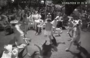 Homem é morto e bebê é atingido por tiro na cabeça em praça de Fortaleza