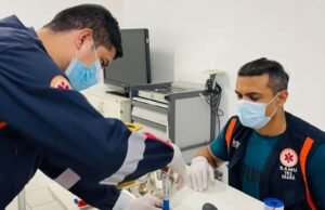 Samu Ceará usa pela primeira vez dispositivo intraósseo que facilita administração de medicamentos em pacientes