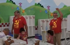 Chico Malta vota no Colégio Christus em Fortaleza neste domingo