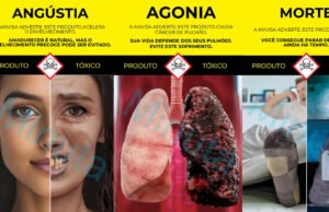 Anvisa apresenta novas imagens contra fumo em embalagens de cigarros