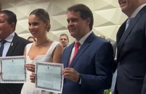 Evandro Leitão e Gabriella Aguiar são diplomados pela Justiça Eleitoral