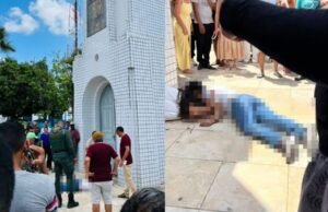 Homem é morto a tiros em porta de igreja no Ceará após filha ser batizada