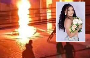 Fio de energia cai em cima de motociclista e deixa mulher gravemente ferida em Mauriti