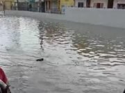 Embarque do Terminal Rodoviário é alagado em Quixadá após chuva; cidade registra outros pontos de alagamento