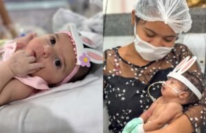 Ensaio de Páscoa com bebês internados emociona mães no Hospital Regional do Sertão Central