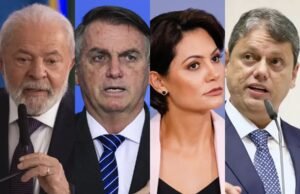 Em nova pesquisa, Lula empata com Bolsonaro, Michelle, Tarcísio, Ratinho Jr. e Eduardo Leite