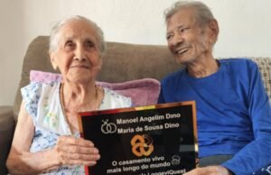 Casal cearense recebe placa de reconhecimento por casamento mais duradouro do mundo