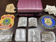 Passageira é presa com 3 kg de maconha no Aeroporto de Fortaleza