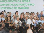 Porto Seco de Quixeramobim tem pedra fundamental lançada em evento com autoridades do Sertão Central e do Ceará