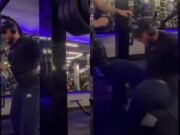 Jovem quebra as duas pernas ao fazer agachamento com 140 kg em academia