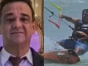 Kitesurfista morre após colisão com pedra na Praia da Baleia, no litoral do Ceará