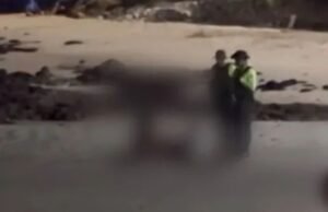 Casal é flagrado praticando ato obsceno na Beira Mar, em Fortaleza, e é abordado por policiais