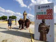 Primeira etapa de revitalização do entorno da Estátua de São Francisco em Canindé é entregue