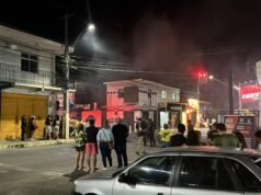 Incêndio de grandes proporções atinge loja no Centro de Quixadá