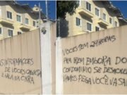Pichações com ameaças dão 24 horas para moradores deixarem condomínio em Fortaleza