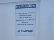 Quando o muro limpo vira doação e o muro pichado denuncia a cidade