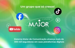 Força do Sertão: Sistema Maior de Comunicação ultrapassa 300 mil seguidores e consolida liderança no Ceará