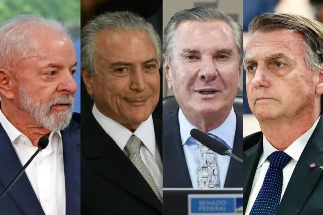 Lula, Michel Temer, Collor e Bolsonaro