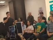 André Fernandes escuta gritos de “Ciro não” durante lançamento da pré-candidatura de Eduardo Girão
