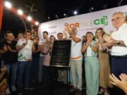 Praça do Ferreira é entregue e Elmano anuncia novo programa em parceria entre o Governo do Ceará e a Prefeitura de Fortaleza