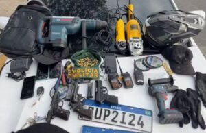 Policial e outros quatro homens são presos por tentar arrombar banco no Cariri