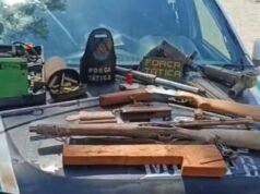 Oficina clandestina de armas de fogo é fechada pela Polícia Militar em Barbalha e homem é preso